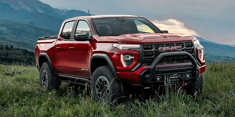 Red 2025 GMC Canyon
